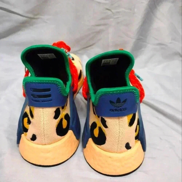 adidas Pharrell X NMD Human Race Animal Print Pulse Amber HP3221 Men's size 11 - Picture 3 of 8